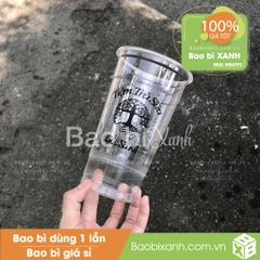 Ly nhựa Tiệm trà sữa Gốc Sa kê