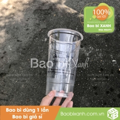 Ly nhựa Tiệm trà sữa Gốc Sa kê