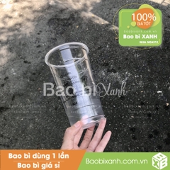 Ly nhựa Tiệm trà sữa Gốc Sa kê