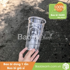 Ly nhựa Tiệm trà sữa Gốc Sa kê
