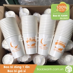 Ly giấy Moon Coffee & Milktea