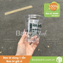 Ly nhựa Lọ Lem Coffee