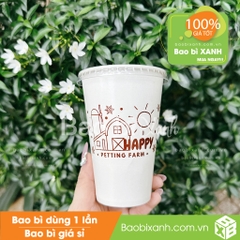 Ly giấy Happy Petting Farm Noel