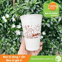 Ly giấy Happy Petting Farm Noel