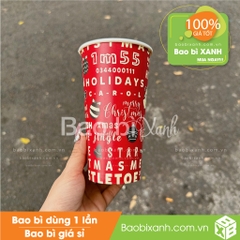 Ly giấy 1m55 Mẫu Noel 2024