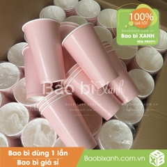 Ly giấy màu hồng Pink