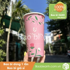 Ly giấy Roncha Taiwan Bubble Tea