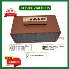 Loa KCBOX KC260 Plus chính hãng - Loa Karaoke xách tay HOT NHẤT 2022