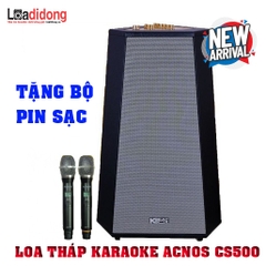 Loa tháp karaoke Acnos Cs500 - Mẫu loa mới HOT nhất 2022