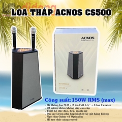 Loa tháp karaoke Acnos Cs500 - Mẫu loa mới HOT nhất 2022