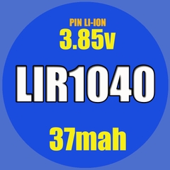 Pin Tai Nghe Bluetooth Nén Tròn Li-ion LIR1040, LIR1045, LIR1054, LIR1154, LIR1254 - 3.85V