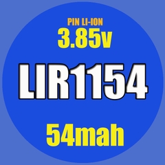 Pin Tai Nghe Bluetooth Nén Tròn Li-ion LIR1040, LIR1045, LIR1054, LIR1154, LIR1254 - 3.85V