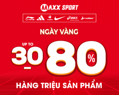 GIẢM ĐẾN 80% – CHẠM ĐỈNH DEAL HÈ CÙNG NGÀY VÀNG MAXXSPORT! 