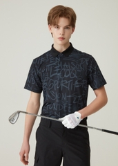 Áo Polo le coq golf Nam - GP121MTS39-BLCK