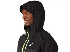 Áo khoác gió chạy bộ ASICS Nam Fujitrail Packable Windbreaker 2011C991.001