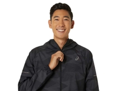 Áo khoác chạy bộ Nam ASICS PACKABLE GRAPHIC JACKET 2011D013.001