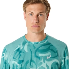 Áo T-shirt chạy bộ ASICS ROAD LITE-SHOW SS TOP Nam - 2011D095.300