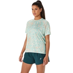 Áo T-shirt chạy bộ ASICS ROAD LITE-SHOW SS TOP Nữ - 2012D073.300