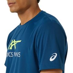 Áo T-shirt tennis/pickleball ASICS Nam MEN COURT GRAPHIC TEE 2041A304.420