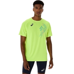 Áo T-shirt chạy bộ ASICS TRACK GRAPHIC SHORT SLEEVE TOP Nam - 2091A747.751
