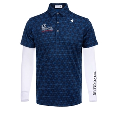 Áo Polo 2 trong 1 le coq golf Nam LG5FTZ00MV-NV00