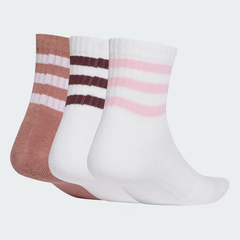 Tất thấp cổ adidas 3 sọc lót đệm 3P Unisex - JG3700