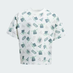 Áo T-shirt trẻ em adidas Star Wars Mandalorian Unisex - JD4555