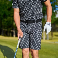 Quần short golf adidas phủ hoạ tiết Nam - IN9028