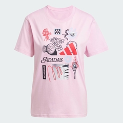 Áo T-shirt adidas Graphic Codes Photoreal Nữ - JJ4069