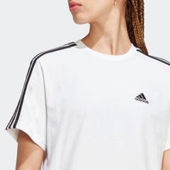 Áo crop top Nữ adidas single jersey 3 soc - HR4915