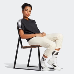 Áo crop top adidas Single Jersey Essentials 3 sọc Nữ - HR4913