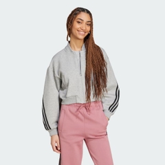Áo khoác nỉ Nữ bomber adidas Future Icons 3 sọc - IW5251