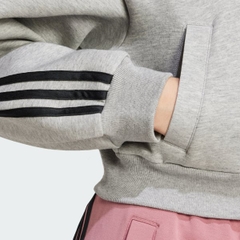 Áo khoác nỉ Nữ bomber adidas Future Icons 3 sọc - IW5251