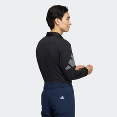 Áo Polo golf dài tay adidas 3-Bar AEROREADY Nam - HG8303