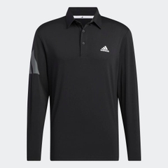 Áo Polo golf dài tay adidas 3-Bar AEROREADY Nam - HG8303
