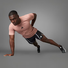 Áo T-shirt tập luyện adidas Power 3 sọc Nam - JI8217