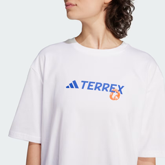 Áo T-shirt leo núi adidas Terrex hoạ tiết Nữ - JI9157