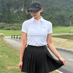 Áo Polo le coq golf Nữ GR122LTS21-WHTE