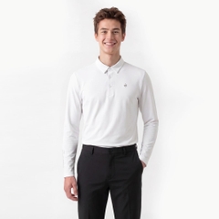 Áo Polo dài tay le coq golf Nam GR121MTL11-WHTE