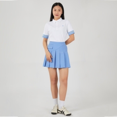 Áo Polo le coq golf Nữ GP122LTS31-WHTE