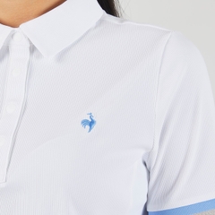 Áo Polo le coq golf Nữ GP122LTS31-WHTE