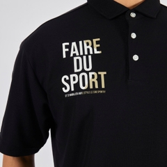 Áo Polo le coq sportif Nam QMMXJA95AV-BK