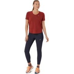 Áo T-shirt chạy bộ ASICS ROAD V-NECK SS Nữ - 2012D040.600