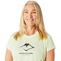 Áo T-shirt chạy Trail ASICS FUJITRAIL LOGO SS Nữ - 2012C971.300