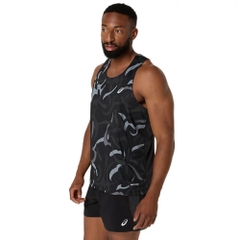Áo ba lỗ chạy bộ ASICS ROAD ALL OVER PRINT SINGLET Nam - 2011D091.001