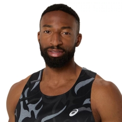 Áo ba lỗ chạy bộ ASICS ROAD ALL OVER PRINT SINGLET Nam - 2011D091.001