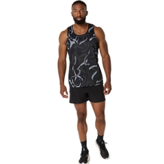 Áo ba lỗ chạy bộ ASICS ROAD ALL OVER PRINT SINGLET Nam - 2011D091.001