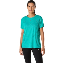 Áo T-shirt chạy bộ ASICS METARUN SS TOP Nữ - 2012D223.400