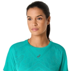 Áo T-shirt chạy bộ ASICS METARUN SS TOP Nữ - 2012D223.400