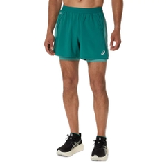 Quần short chạy bộ ASICS ROAD 2 trong 1 5IN Nam - 2011D245.301